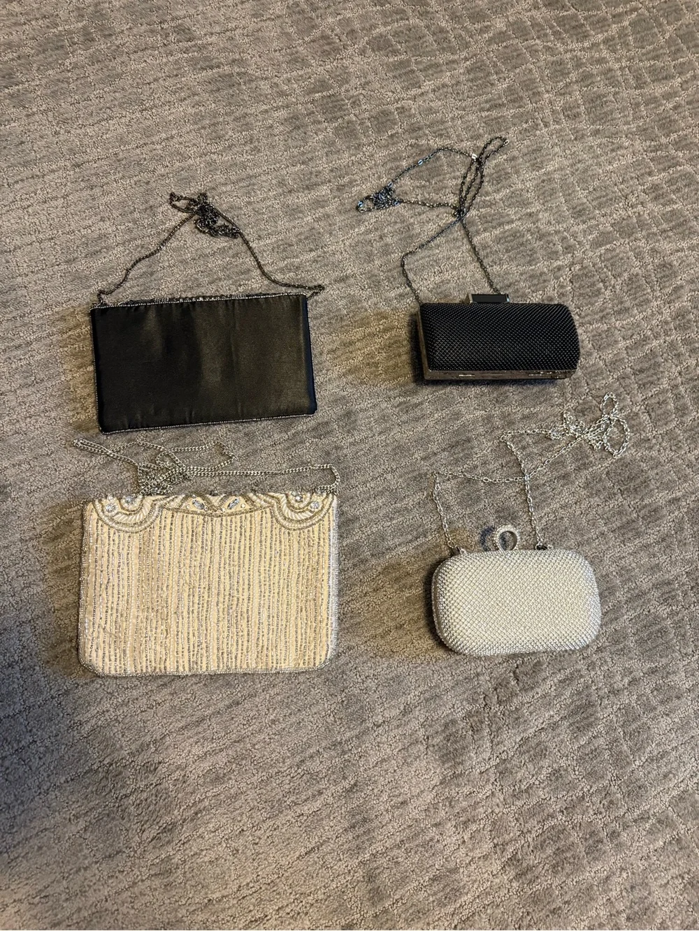 Bundle of 4 Evening Clutches